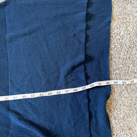 Free People Blue Criss Cross Sweater Size Small - Picture 5 of 6